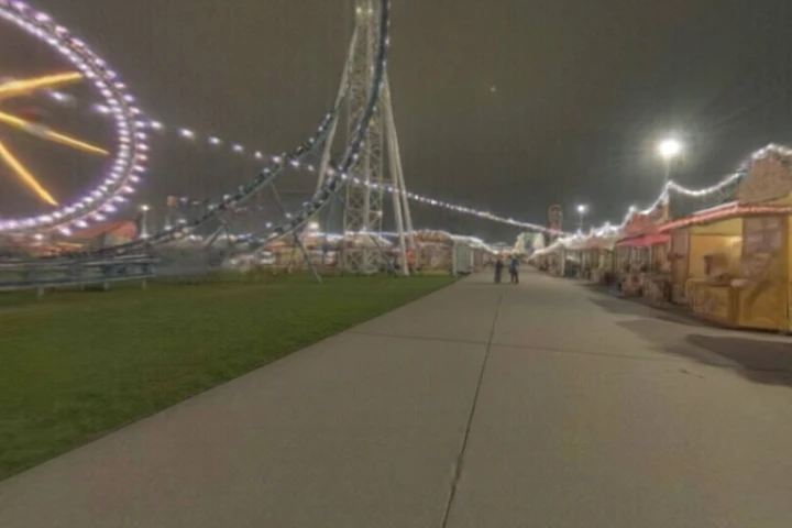 Fairground (rides — loading walkable 3D world